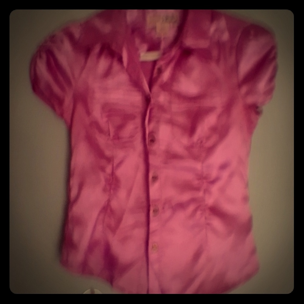 Polyester button up blouse